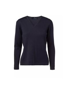 Merino/akryl genser CC55 v-hals - Dame